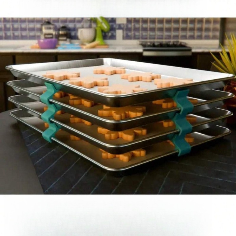 Stapelbare Cookie Sheet Organi - Kitchen Baking Sheet Organizer recensie en prijs