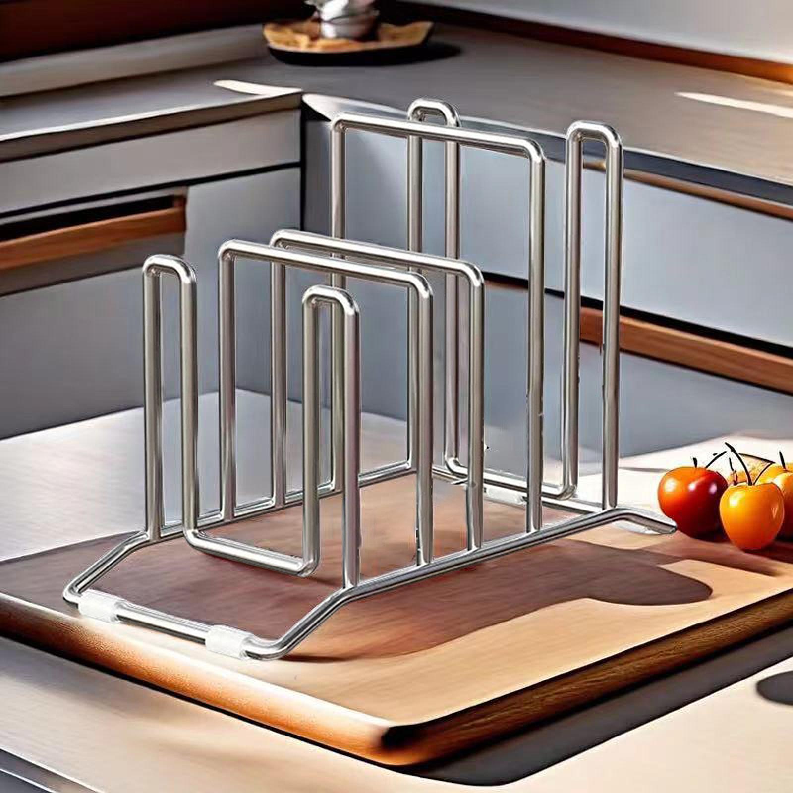 Snijplankrek Potten Pandeksels - Kitchen Baking Sheet Organizer recensie en prijs