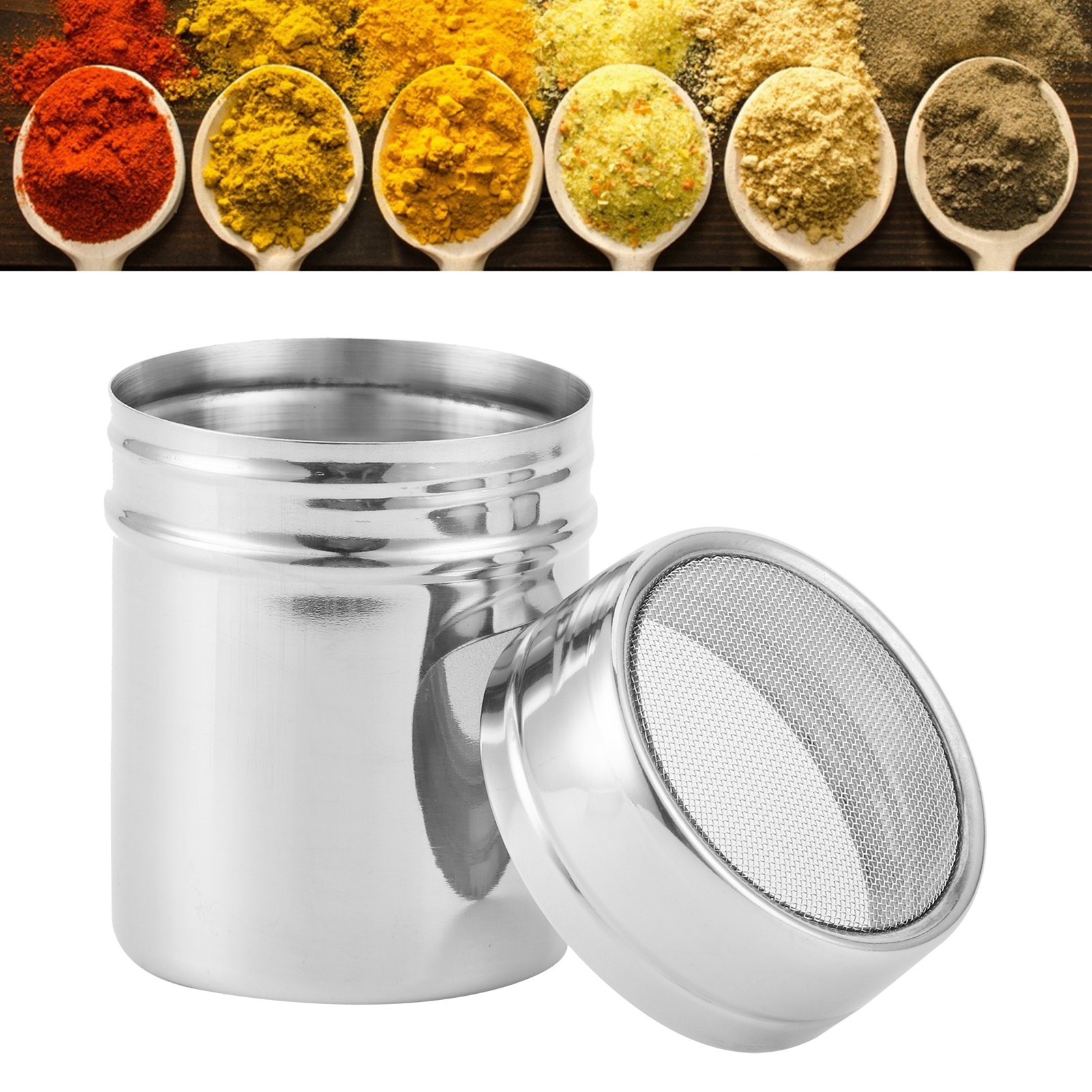 Fijne maas poederstrooier roes - Baking Powder Kitchen recensie en prijs