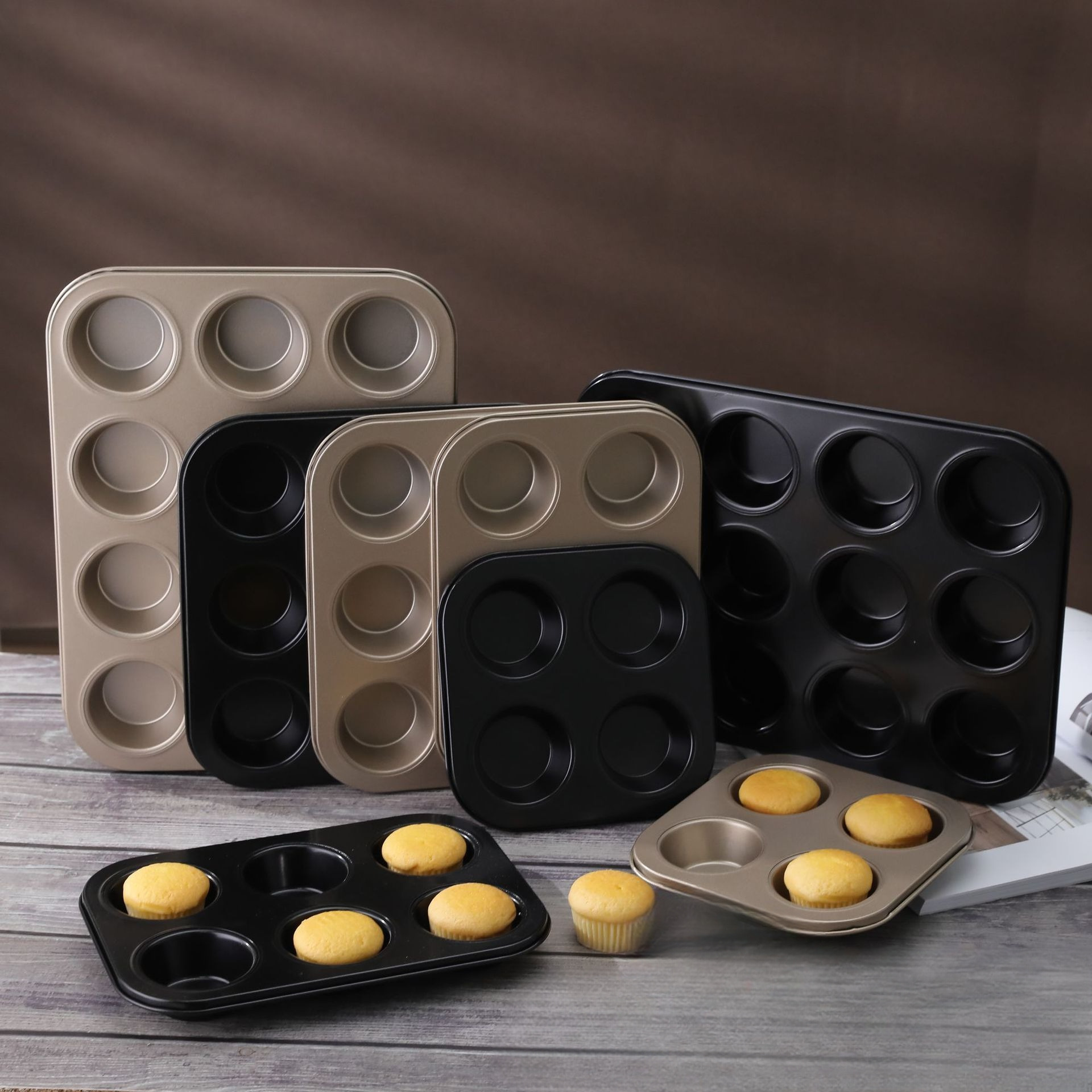 4/6/9/12 Gaten DIY Anti-aanbak - Kitchen Oven Baking Pans recensie en prijs