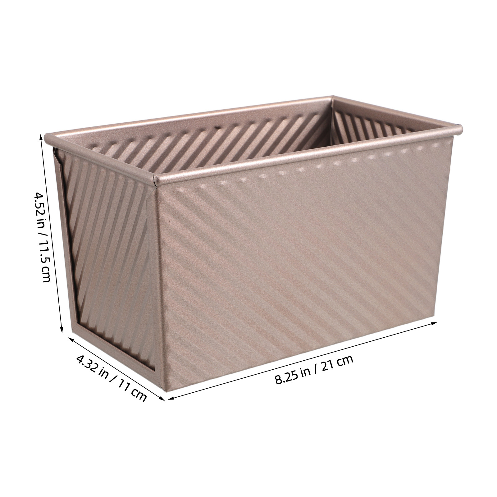 Rechthoekige toastpan met anti - Kitchen Baking Cake recensie en prijs
