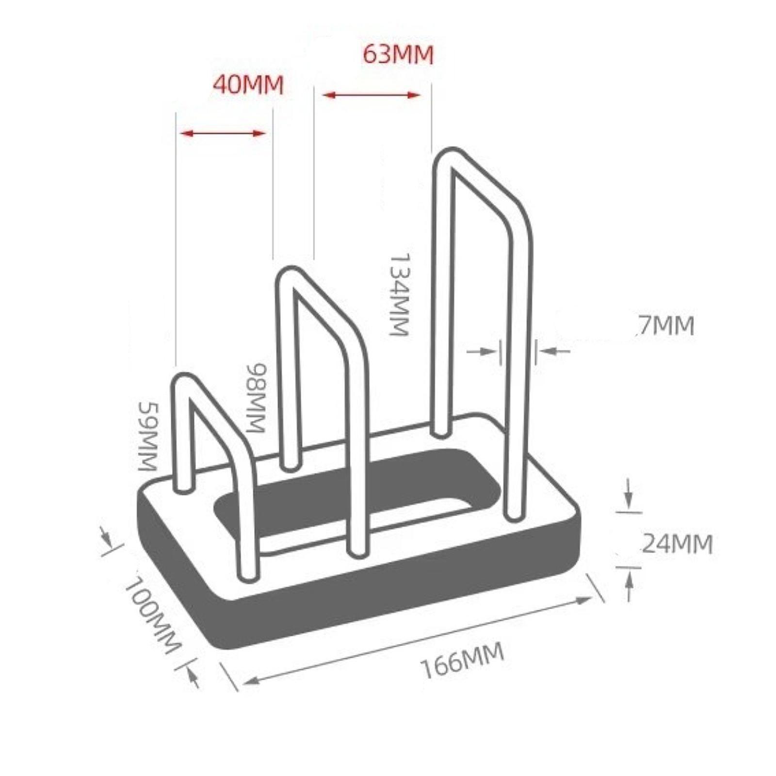 Snijplankrek, dekselrek, keuke - Kitchen Baking Sheet Organizer recensie en prijs