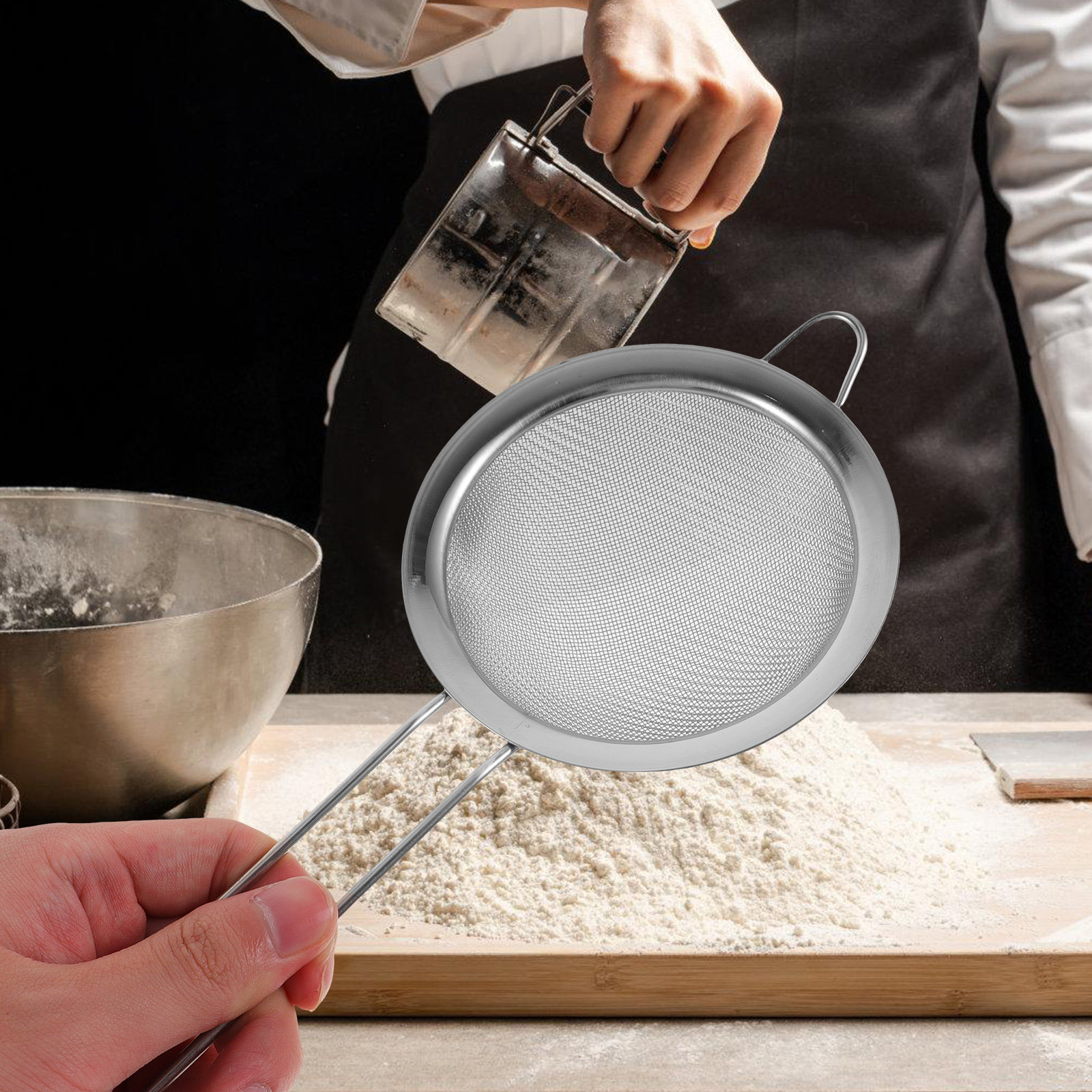 Roestvrijstalen fijnmazige han - Baking Powder Kitchen recensie en prijs