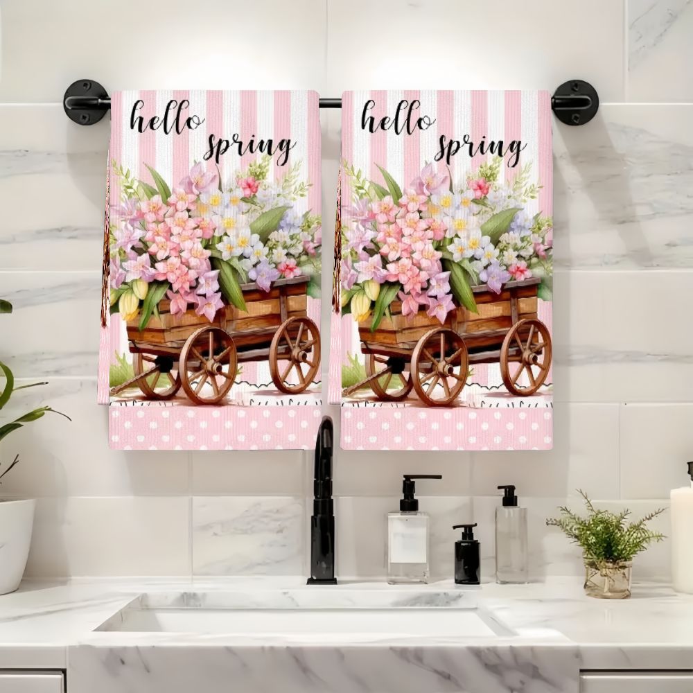 2 stuks, Spring Flower Cart ke - Kitchen Baking Cart recensie en prijs