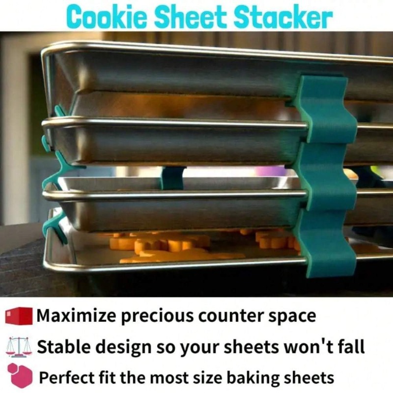 Stapelbare bakplaat organisato - Kitchen Baking Sheet Organizer recensie en prijs