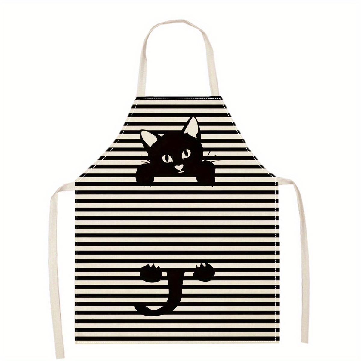 Linnen schort grappige kat zon - Kitchen Baking Area Ideas recensie en prijs