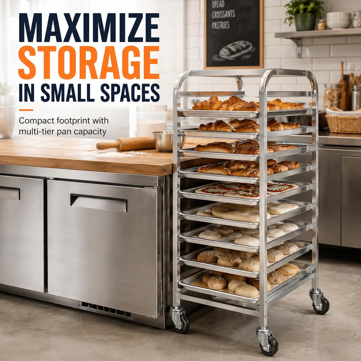 10-laags roestvrijstalen bakpl - Kitchen Baking Sheet Organizer recensie en prijs