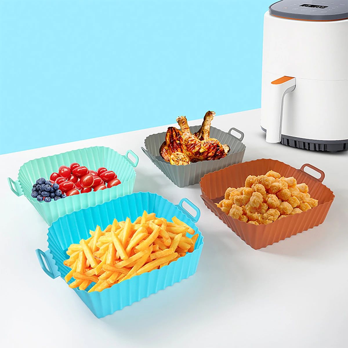 Siliconen Friteusevorm Luchtfr - Kitchen Oven Baking Pans recensie en prijs