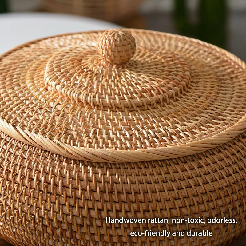 Handgeweven rotan opbergdoos m - Kitchen Baking Tins recensie en prijs