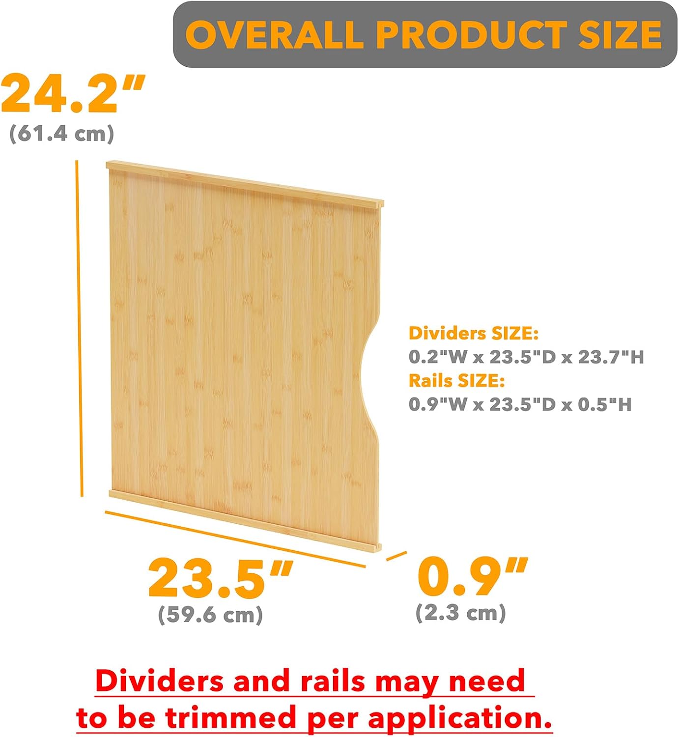 10-pack bamboe bakverdelaars v - Kitchen Baking Sheet Organizer recensie en prijs