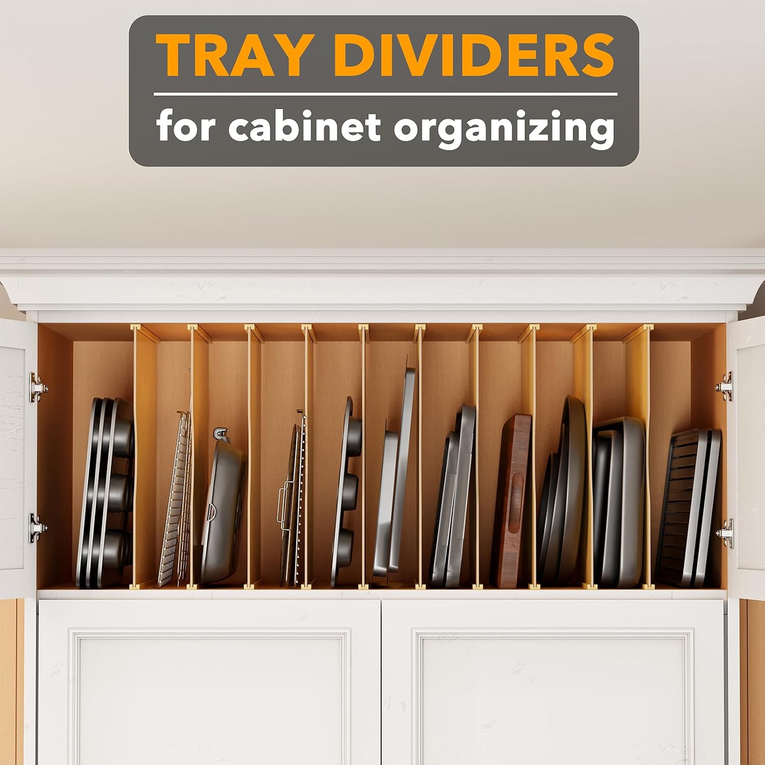 10-pack bamboe bakverdelaars v - Kitchen Baking Sheet Organizer recensie en prijs